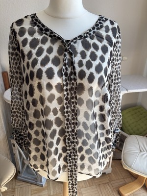Sommerbluse Gr. 44 von comma, Leicht Luftig Wie Neu ! Leo Look