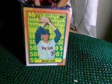 NOLAN RYAN MLB  # 2  CARD` NEW BOX,  ORIG OWNER/WITH THE METS` SEVERAL ERRORS !!