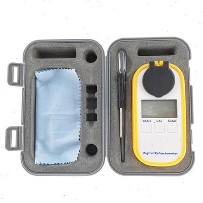 Portable Refractometer Honey Sugar Content Tester with Measuring Range 0 to 50%