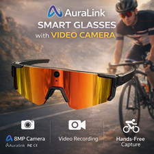 AI Smart Glasses with Camera Bluetooth Open-Ear Audio  Oakley Meta Alternative