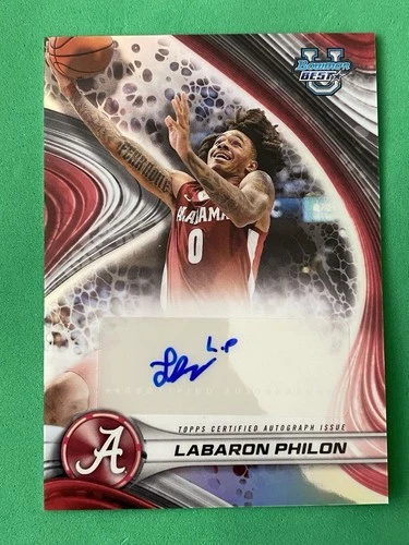2024-25 Bowman University Best Labaron Philon #B24-LP Auto Refractor RC