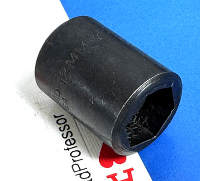 MAC tools USA 1/4'' drive 12mm Shallow 6-point Magnetic Power Socket MG612MM NEW