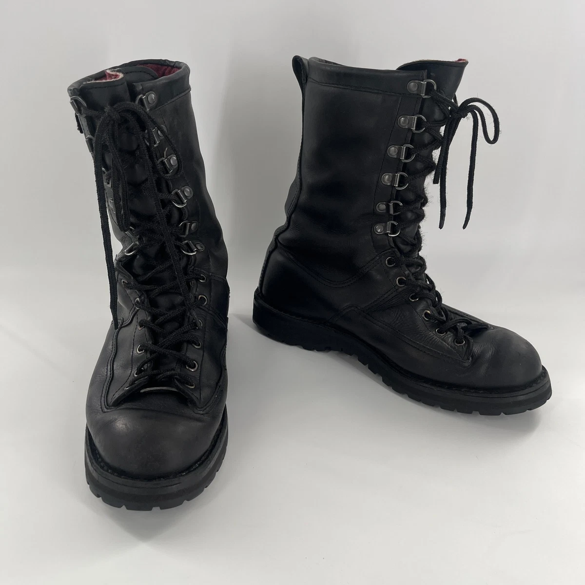 Vintage Danner Suede Leather Boots Men 15 1/2 EE Ft Lewis Fort Military Hunting Danner Danner Fort Lewis 400G Tan Insulated Military Boots  main image 2