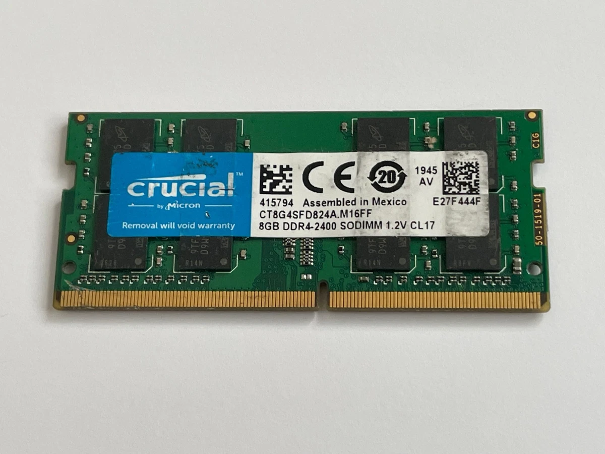 Crucial SO-DIMM Computer PC4-19200 (DDR4-2400) Bus Speed Memory