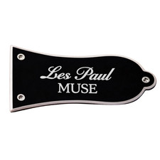 Les Paul Muse Truss Rod Cover Black 3-Hole Fits Epiphone Les Paul Guitars