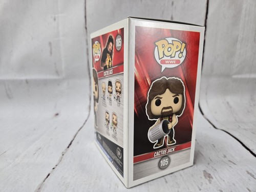Funko Pop! WWE Cactus Jack #105  GameStop Exclusive Autographed  - Picture 4 of 11