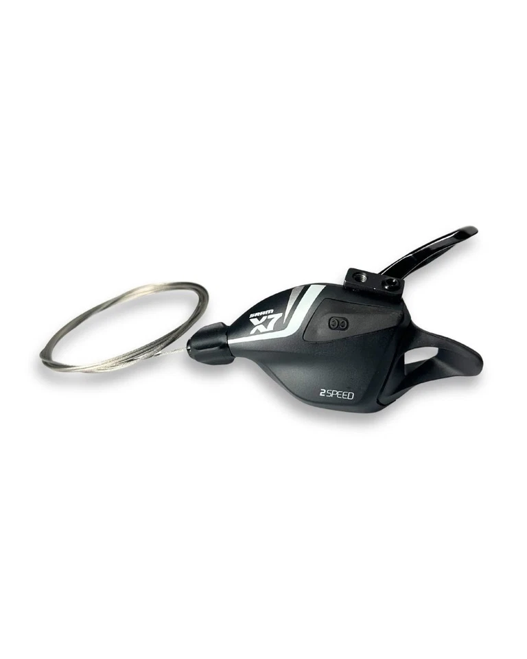 SRAM X7 2-Speed Left Trigger Shifter – Exact Actuation, 00.7018.027.020, Black - Image 2 of 4
