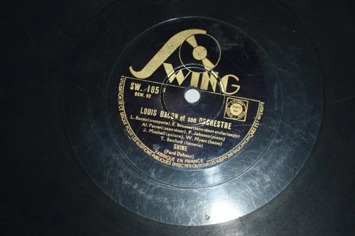 78 Tours Rpm - SWING - Louis Bacon - Shine/Panama - SW.185