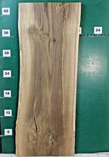 Rustic Red Oak Live Edge Slab 45.25"L x 17.5 to 16" W x 1.6" T 3230