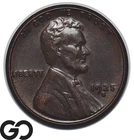 1925-S Lincoln Cent Wheat Penny, Better Date, Choice AU++