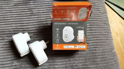 Link2Home WiFi 2 Steckdosen mit Zeitschaltuhr - Weiß 