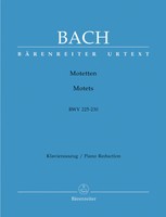 Motets Bwv 225-230 | Johann Sebastian Bach | Klavierauszug | BäRenreiter Verlag