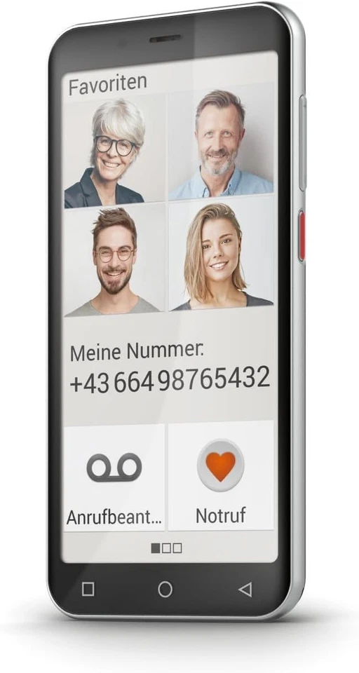 EMPORIA SMART.5 MINI 4.95" SENIOR SMARTPHONE 64GB RAM 4GB FACILE DA USARE - Immagine 3 di 3