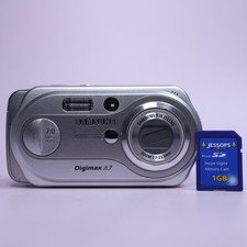 Samsung Digimax A7 7.0MP Compact Digital Camera Silver Tested
