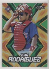 2017 Topps Fire Green 148/199 Ivan Rodriguez #129 HOF 04br