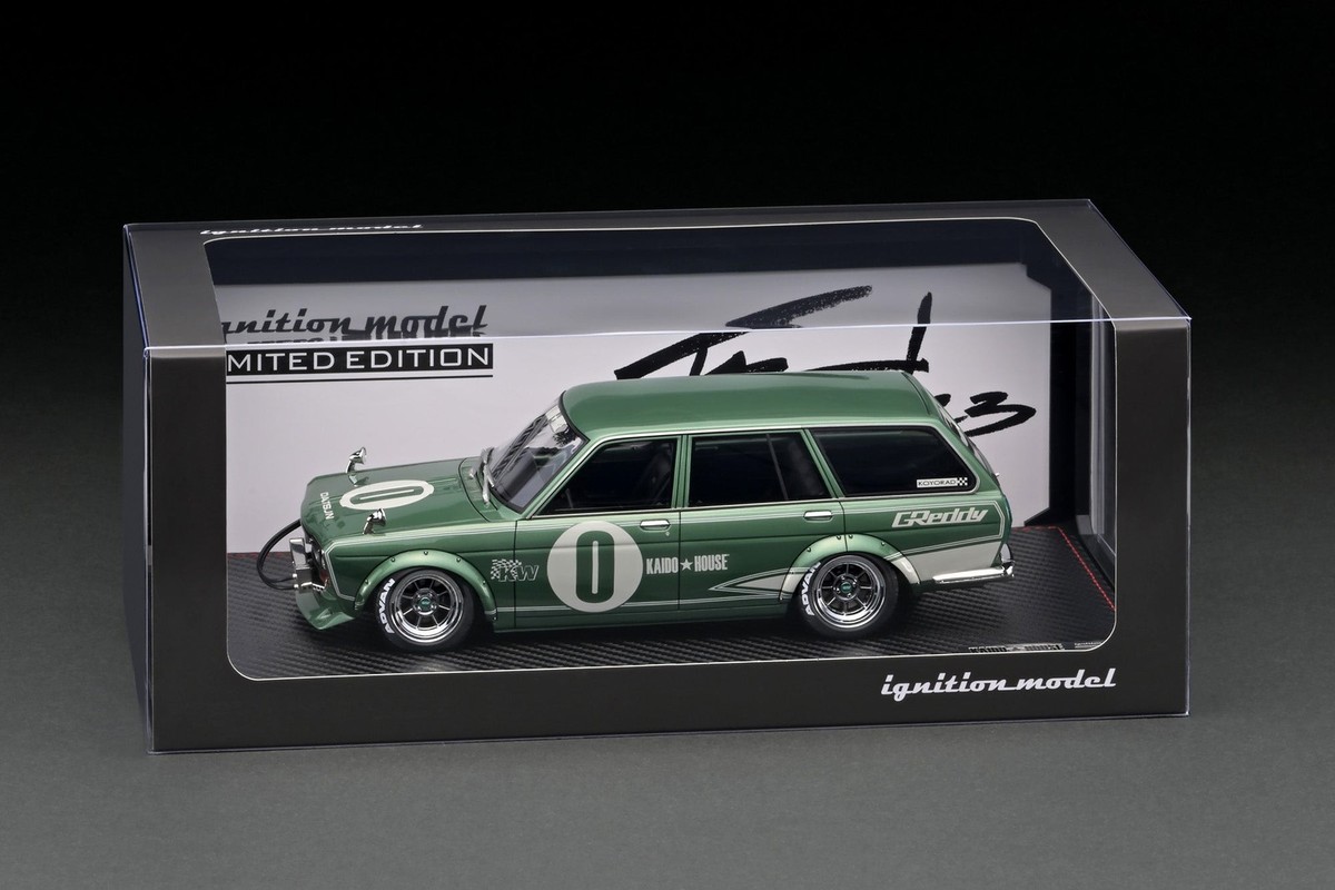 ignition model IG3148 1/18 Datsun Bluebird 510 Wagon Green