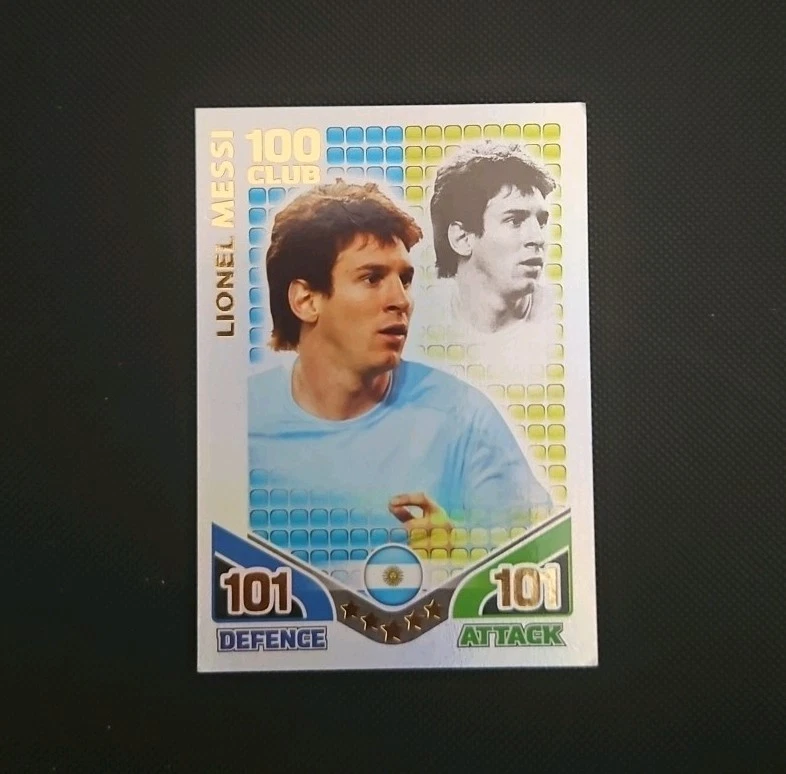 Lionel Messi - Lot De 100 Cartes Match Attax Coupe Du Monde 2010 - Argentine