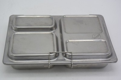 PlanetBox Launch Lunchbox Stainless Steel 3 Compartment