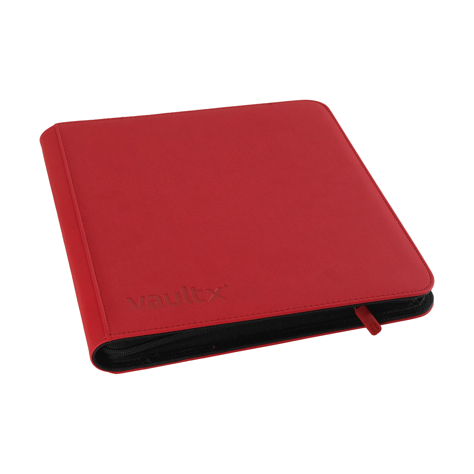 Vault X - 12-Pocket Exo-Tec® Zip Binder - Red