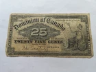 X1 Canada Dominion of Canada 1900 25 Cents Shinplaster Banknote P-9a