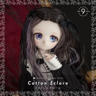 1/3 Azone Obitsu BJD MIMIEL Baumwolle Ecolore 9'' Zoll Puppenperücke MDD DDH Smart Doll