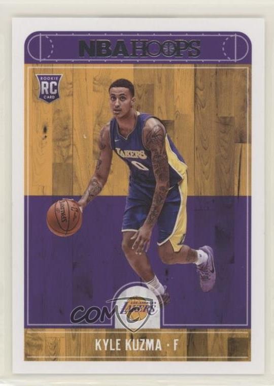 2017-18 Panini NBA Hoops Red Back Kyle Kuzma #277 2h4