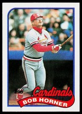 1989 Topps #510 Bob Horner