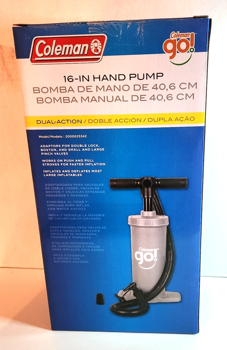 Coleman Dual Action Hand Pump Camping Air Pumps for sale | eBay