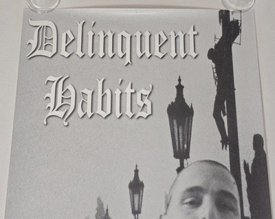 DELINQUENT HABITS VTG 90S PROMO POSTER RAP HIPHOP G FUNK LATIN