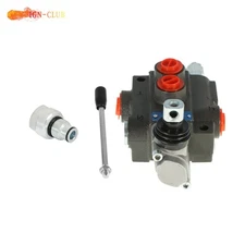 1 Spool 3600 PSI 13 GPM Hydraulic Directional Control Valve BSPP+Conversion Plug