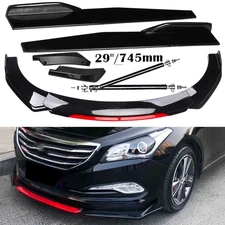 For Hyundai Sonata Front Bumper Lip Spoiler Splitter Body Kit Side Skirt Rear