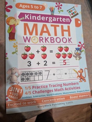 Kindergarten Math Workbook