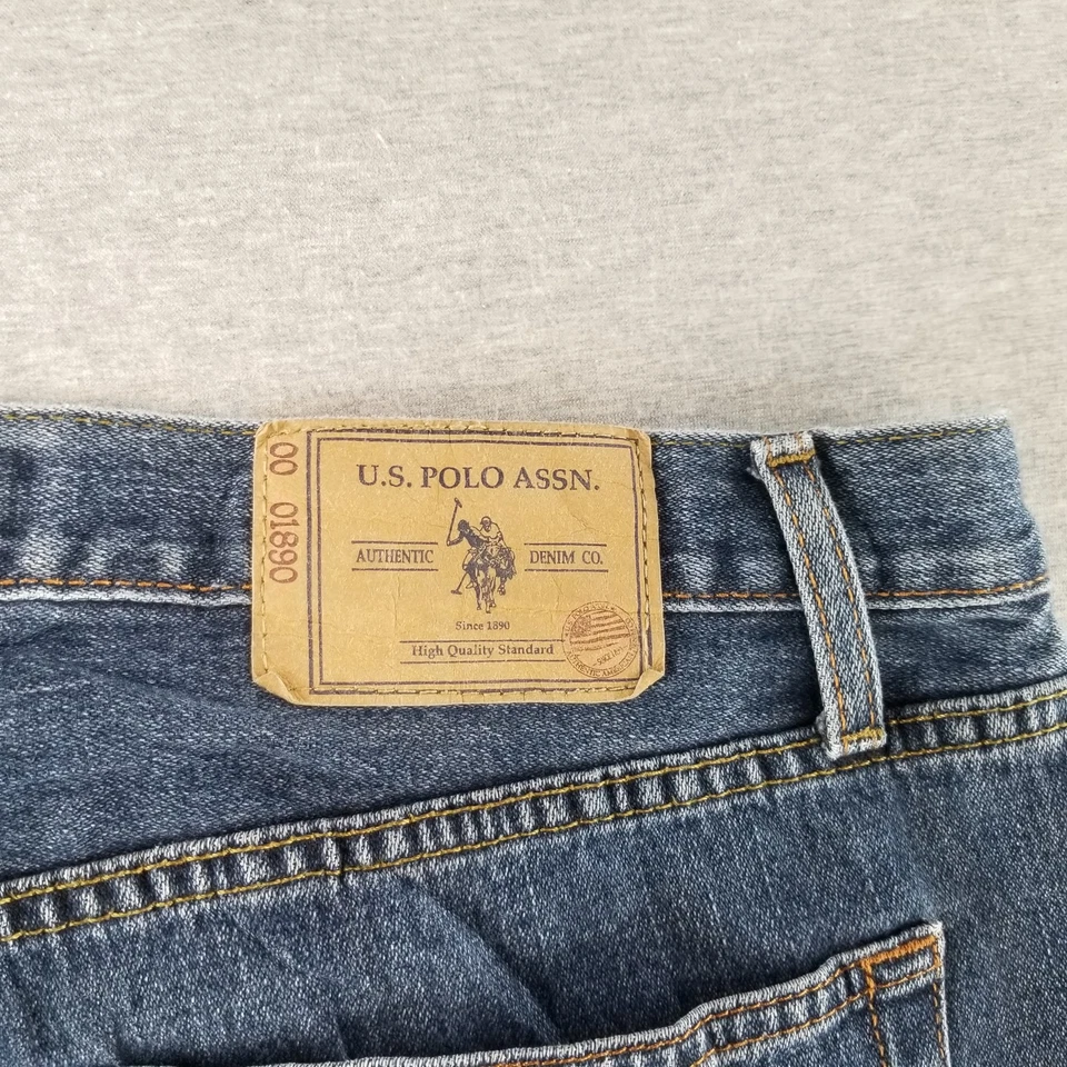 US Polo Assn. Jeans Mens Sz 36x30 VTG Dark Wash 100%Cotton Normcore Durable Nice - Image 4 of 4