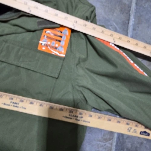 Timberland PRO 4-in-1 System Jacket Mens XL Green Workwear Insulated Reversible image 4