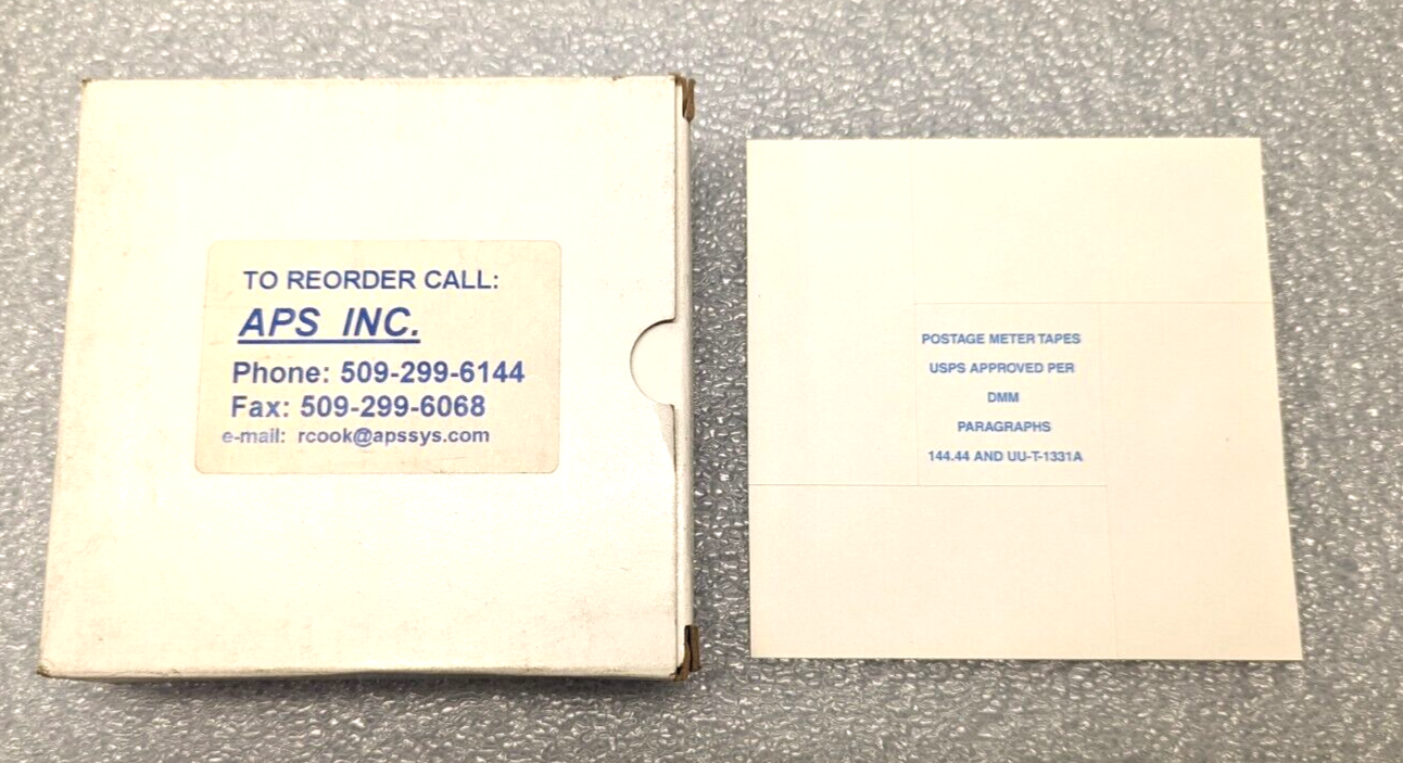 5X5 Pinwheel Postage Meter Tapes Pitney Bowes Hasler Neopost, 3 Boxes