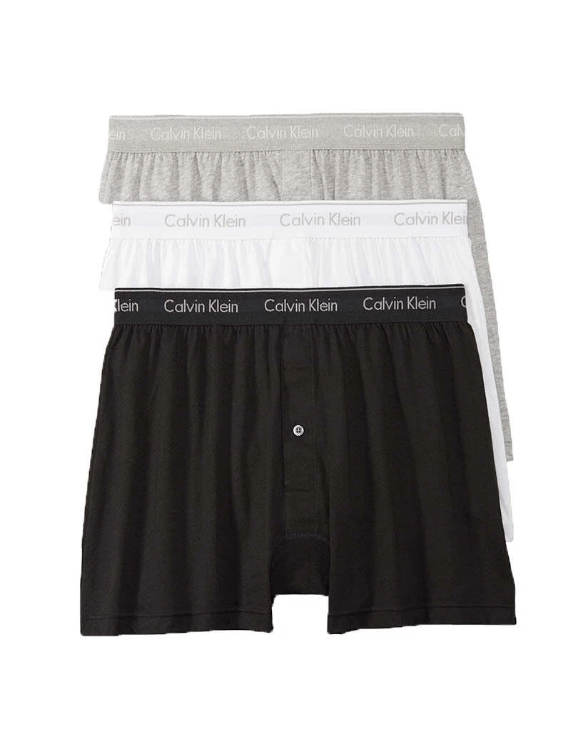 Calvin klein button cheap fly boxer 3 pack