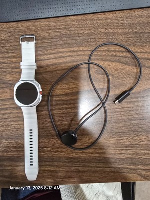 Samsung Galaxy Watch Ultra LTE 47MM Titanium White Peakform White Open Box