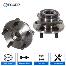 2 Pcs Wheel Hub Bearings Assembly Front FWD For Honda Odyssey 2011-2017 W/ ABS