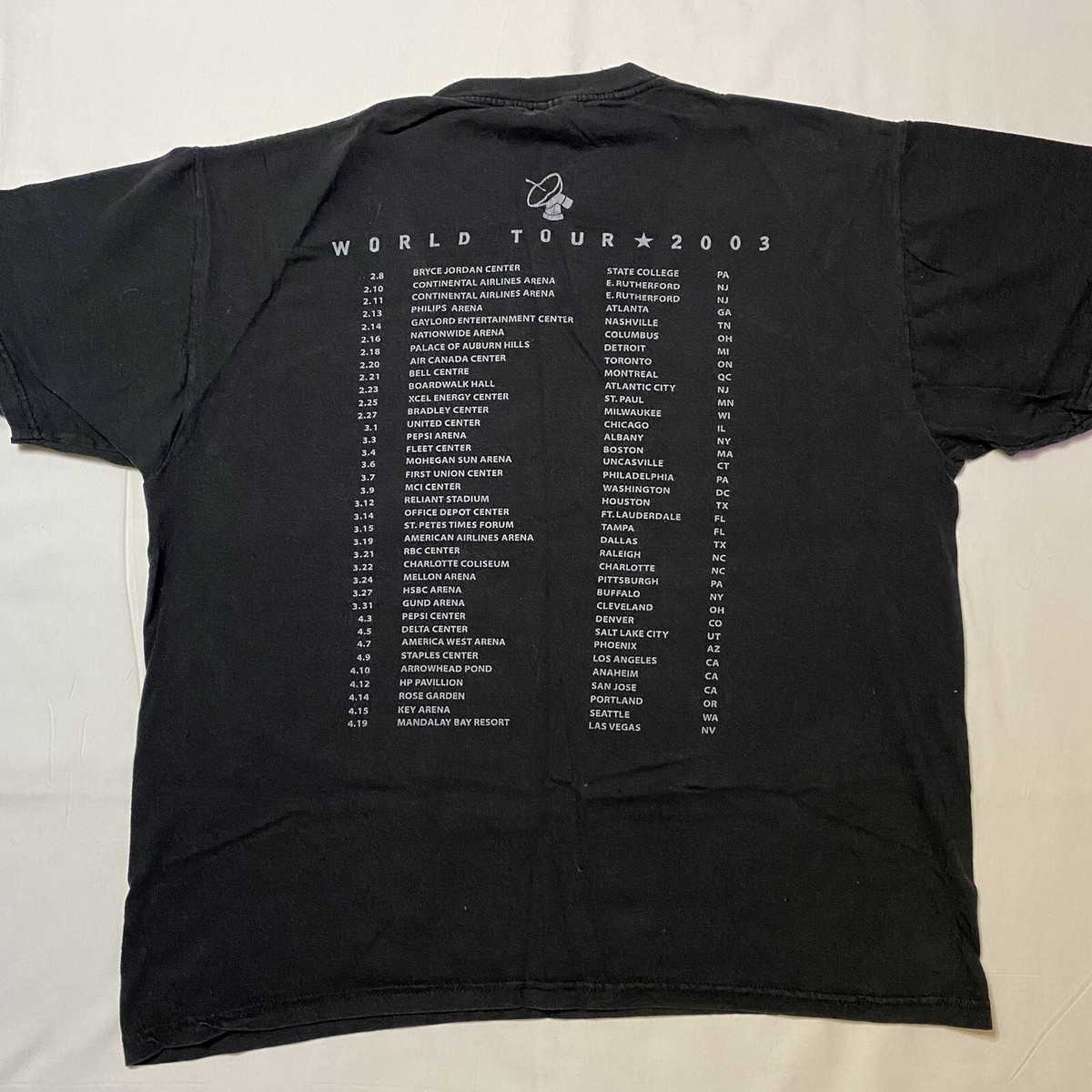 Bon Jovi “Bounce World Tour 2003” vintage t-shirt Size L | eBay