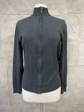  Golf Women's Full Zip Jacket Dark Gray Size S Small
