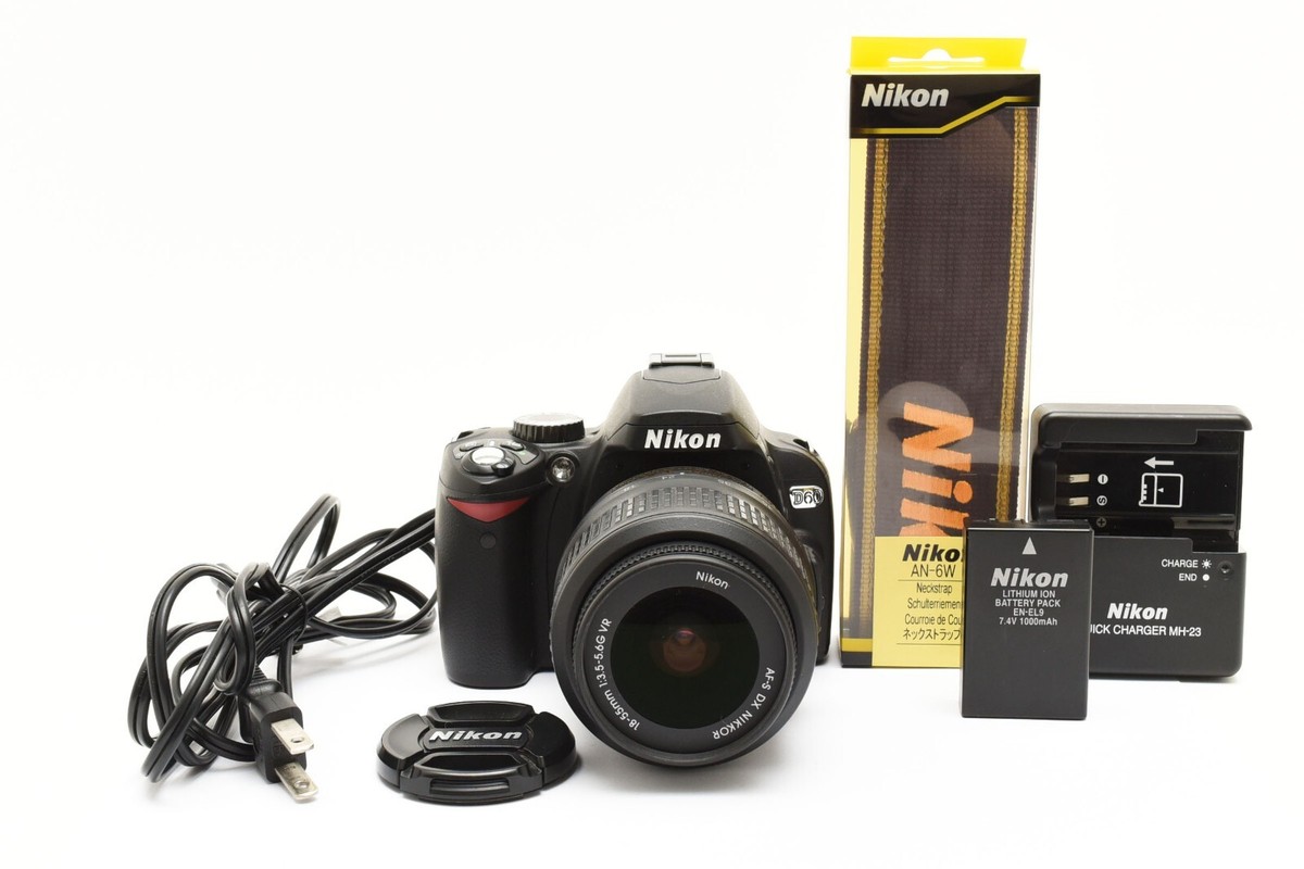 Near Mint】Nikon D60 AF-S NIKKOR 18-55mm F3.5-5.6G with new