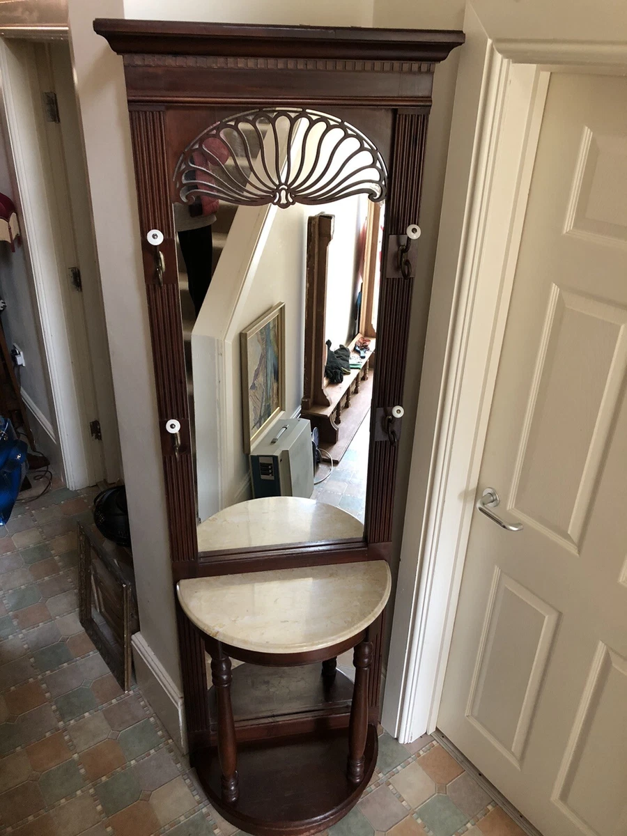 Hall stand with sale mirror