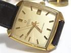 1981 Omega Seamaster KeyBolt Compressor 33mm 24J Auto Watch R565 Goldtone Dial