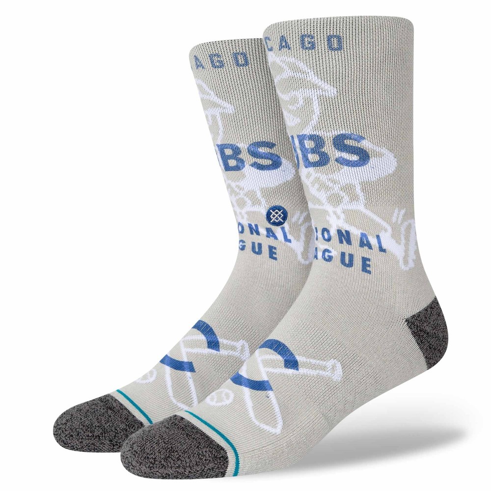 CHICAGO CUBS STOCKING STUFFER Stance MLB Baseball Crew Socks Size L HEY BATTER!