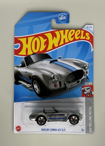 2024 Hot Wheels Shelby Cobra 427 S/C HW Rolling Metal "L" Case "ZAMAC" Lot of 2 - Picture 18 of 19