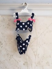 NWT Gymboree Girls Polka Dot Swimsuit 6 Navy