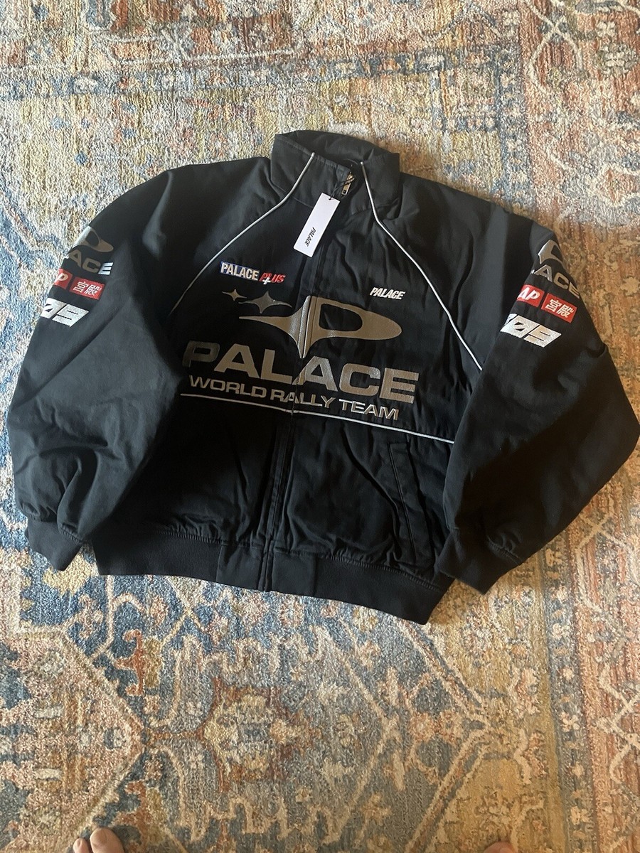 PALACE WORLD RALLY TEAM ブラックジャケット Palace Week 6 Autumn'24 - Pally Rally Jacket & Rally Team