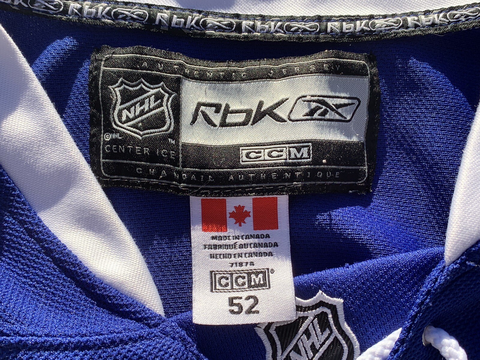 Reebok CCM Toronto Maple Leafs Phil Kessel 81 Jersey Mens 52 Sz NHL