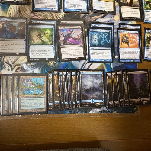 Magic: The Gathering MTG tcg trading card lot Fairy blue-black cancel Deck - Picture 6 of 8