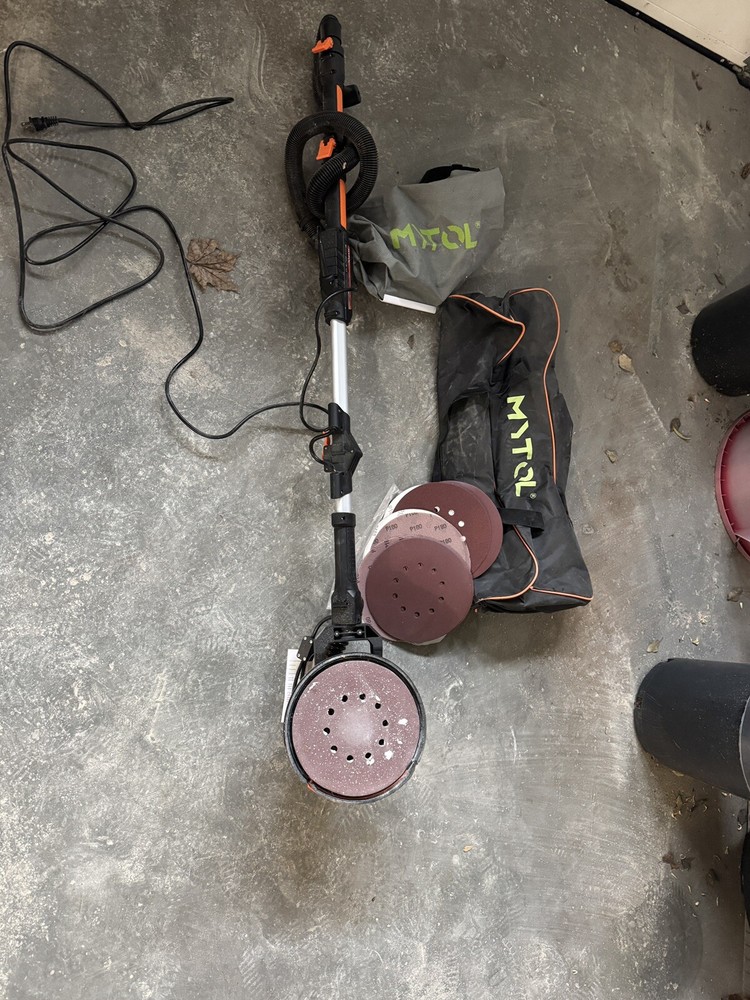 Electric Mytol Pole Drywall Sander with Dust Collection + Black &Decker Sander